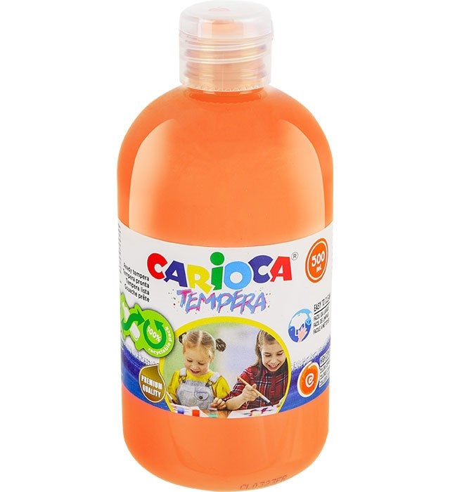 Farby tempery 500 ml pomarańczowa