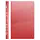 Skoroszyt DONAU, PVC, A4, twardy, 150/160mikr., wpinany, czerwony