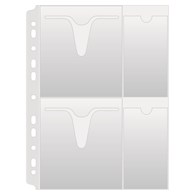 Koszulki na płyty CD/DVD DONAU, PP, A4, groszkowe, 160mikr.