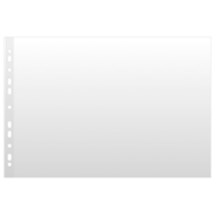 Koszulki na dokumenty DONAU, PP, A3 poziome, groszkowe, 120mikr.