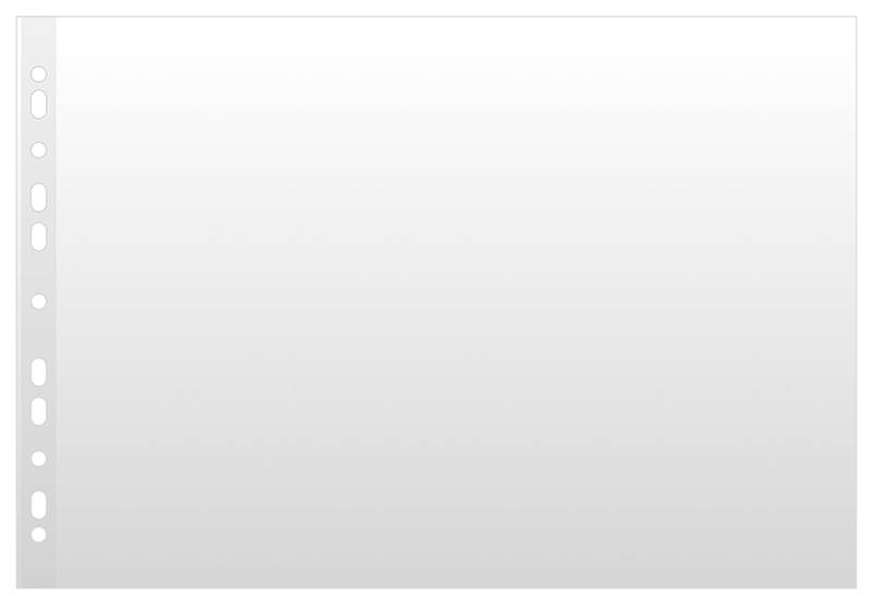 Koszulki na dokumenty DONAU, PP, A3 poziome, groszkowe, 120mikr.