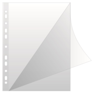 Koszulki na dokumenty DONAU, typ L, PP, A4, krystal, 150mikr., 50szt.