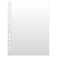 Koszulki na dokumenty DONAU, PP, A4, krystal, 50mikr., 100szt., w pudełku