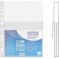 Koszulki na katalogi DONAU, PP, A4, krystal, 170mikr.