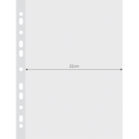 Koszulki na dokumenty DONAU, poszerzane, PP, A4, krystal, 120mikr., 25szt.
