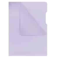 Obwoluta DONAU typu L, PP, A4, krystal, 180mikr., fioletowa