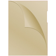 Obwoluta DONAU typu L, PP, A4, groszkowa, 120mikr.,  żółta