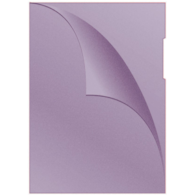 Obwoluta DONAU typu L, PP, A4, groszkowa, 120mikr., fioletowa