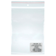 Torebka strunowa DONAU, LDPE, 80x180mm, 100szt., transparentna