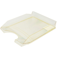 Szufladka na biurko OFFICE PRODUCTS, polistyren/PP, A4, transparentna żółta