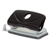 Dziurkacz OFFICE PRODUCTS, dziurkuje do 10 kartek, plastik, czarny