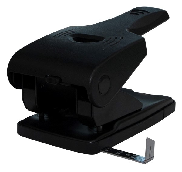 Dziurkacz OFFICE PRODUCTS HD, dziurkuje do 65 kartek, metal, czarny