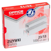 Zszywki OFFICE PRODUCTS, 23/13, 1000szt.