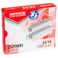 Zszywki OFFICE PRODUCTS, 23/15, 1000szt.