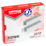 Zszywki OFFICE PRODUCTS, 23/17, 1000szt.