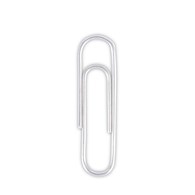 Spinacze okrągłe OFFICE PRODUCTS, 28mm, 100szt., srebrne