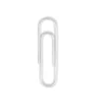 Spinacze okrągłe OFFICE PRODUCTS, 28mm, 100szt., srebrne