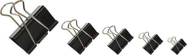 Klipy do dokumentów OFFICE PRODUCTS, 32mm, 12szt., czarne