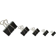 Klipy do dokumentów OFFICE PRODUCTS, 51mm, 12szt., czarne