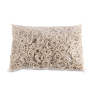 Gumki recepturki OFFICE PRODUCTS, średnica 20mm, 1,5x1,5mm, 60% kauczuku, 1000g, zgrzewka, białe