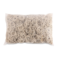 Gumki recepturki OFFICE PRODUCTS, średnica 25mm, 1,5x1,5mm, 60% kauczuku, 1000g, zgrzewka, białe