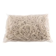 Gumki recepturki OFFICE PRODUCTS, średnica 70mm, 1,5x1,5mm, 60% kauczuku, 1000g, zgrzewka, białe