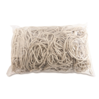 Gumki recepturki OFFICE PRODUCTS, średnica 80mm, 1,5x3mm, 60% kauczuku, 1000g, zgrzewka, białe