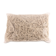 Gumki recepturki OFFICE PRODUCTS, średnica 100mm, 1,5x1,5mm, 60% kauczuku, 1000g, zgrzewka, białe