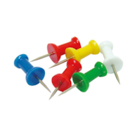 Pinezki beczułki OFFICE PRODUCTS, 100szt., mix kolorów