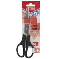 Nożyczki biurowe OFFICE PRODUCTS, klasyczne, 16cm, czarne