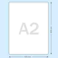 Obwoluta do teczki portfolio transparentna A2