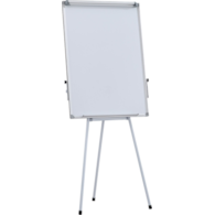 Flipchart na trójnogu OFFICE PRODUCTS, 70x100cm, tablica suchoś. -magn., aluminiowa rama, z wyciąganymi ramionami