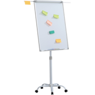 Flipchart mobilny OFFICE PRODUCTS, 70x100cm, tablica suchoś. -magn., aluminiowa rama, z wyciąganymi ramionami