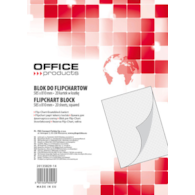 Blok do flipchartów OFFICE PRODUCTS, kratka, 58,5x81cm, 20 kart., biały