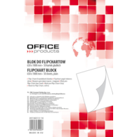 Blok do flipchartów OFFICE PRODUCTS, gładki, 65x100cm, 50 kart., biały