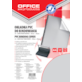 Okładki do bindowania OFFICE PRODUCTS, PVC, A4, 200mikr., 100szt., szare transparentne