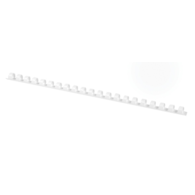 Grzbiety do bindowania OFFICE PRODUCTS, A4, 8mm (45 kartek), 100 szt., białe