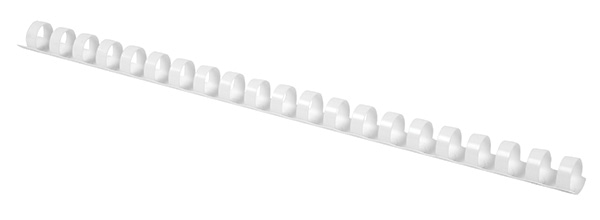 Grzbiety do bindowania OFFICE PRODUCTS, A4, 10mm (65 kartek), 100 szt., białe
