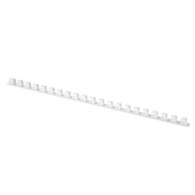 Grzbiety do bindowania OFFICE PRODUCTS, A4, 14mm (125 kartek), 100 szt., białe