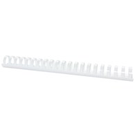 Grzbiety do bindowania OFFICE PRODUCTS, A4, 28,5mm (270 kartek), 50 szt., białe