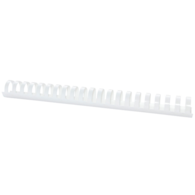 Grzbiety do bindowania OFFICE PRODUCTS, A4, 28,5mm (270 kartek), 50 szt., białe