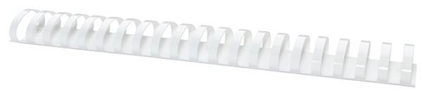 Grzbiety do bindowania OFFICE PRODUCTS, A4, 45mm (440 kartek), 50 szt., białe