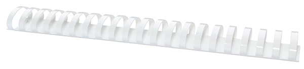 Grzbiety do bindowania OFFICE PRODUCTS, A4, 45mm (440 kartek), 50 szt., białe