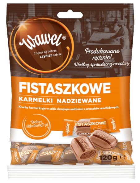 Wawel karmelki nadziewane Fistaszkowe 1 kg
