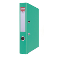 Segregator OFFICE PRODUCTS Officer z szyną, PP, A4/55mm, turkusowy