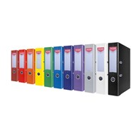 Segregator OFFICE PRODUCTS Officer z szyną, PP, A4/75mm, bordowy