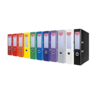 Segregator OFFICE PRODUCTS Officer z szyną, PP, A4/75mm, bordowy