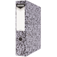 Segregator OFFICE PRODUCTS Archiv z szyną, kartonowy, A4/75mm, szary