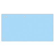 Przekładki OFFICE PRODUCTS, karton, 1/3 A4, 240x105mm, 100szt., niebieskie