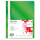 Skoroszyt OFFICE PRODUCTS, PP, A4, miękki, 100/170mikr., zielony
